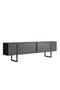Hanah Home Conjunto de Muebles de Salón Luxe en Nogal y Negro